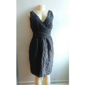 Black Kay Unger New York Crinkle Dress